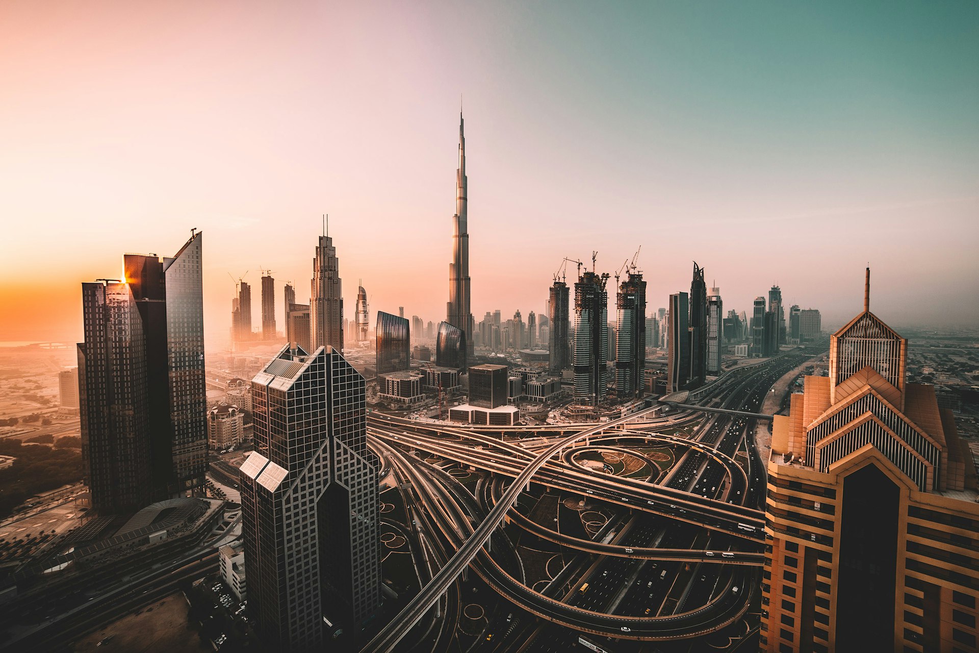 Skyline de Dubái, Emiratos Árabes Unidos
